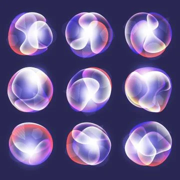 Fluid bright gradient background Stock Illustration