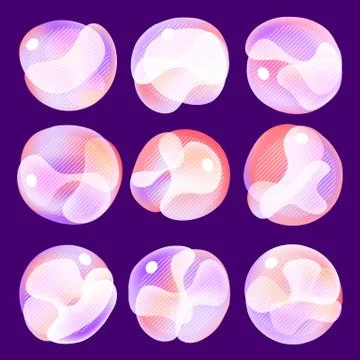 Fluid bright gradient background Stock Illustration