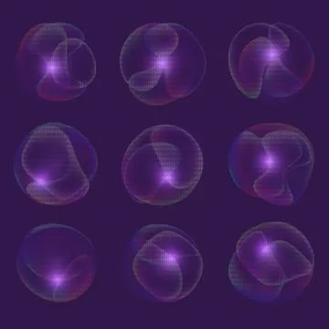 Fluid bright gradient background Stock Illustration