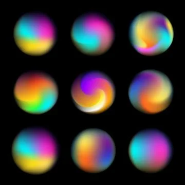 Fluid bright gradient background Stock Illustration