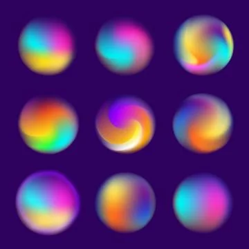 Fluid bright gradient background Stock Illustration