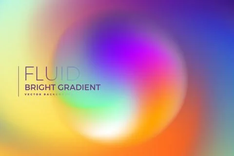 Fluid bright gradient background Stock Illustration