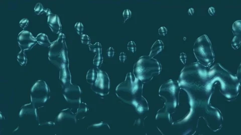 Fluid Bubble Motion Graphic Stock Footage 336505441