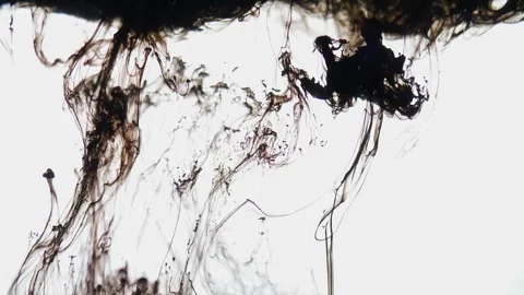 FLUID B&amp;W #4 4K 60FPS H264 Stock Footage 344823495