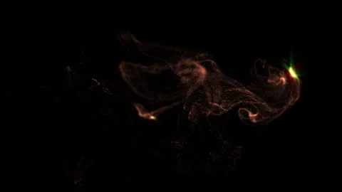 Fluid Christmas Particles Burst Flow Element Stock Footage 320515240