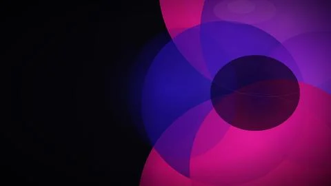 Fluid Circles Magenta Violet Background Vector Bubbles Illustrazione stock
