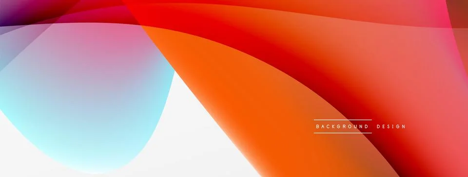 Fluid color abstract background. Liquid gradients, wave pattern. Trendy techno Illustrazione stock