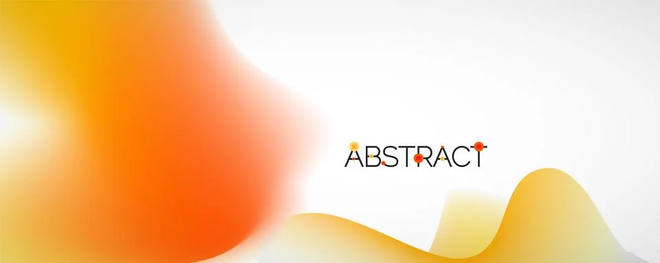 Fluid color gradient abstract background, trendy colorful wallpaper. Vector Illustrazione stock