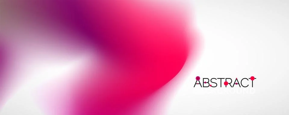 Fluid color gradient abstract background, trendy colorful wallpaper. Vector Stock Illustration