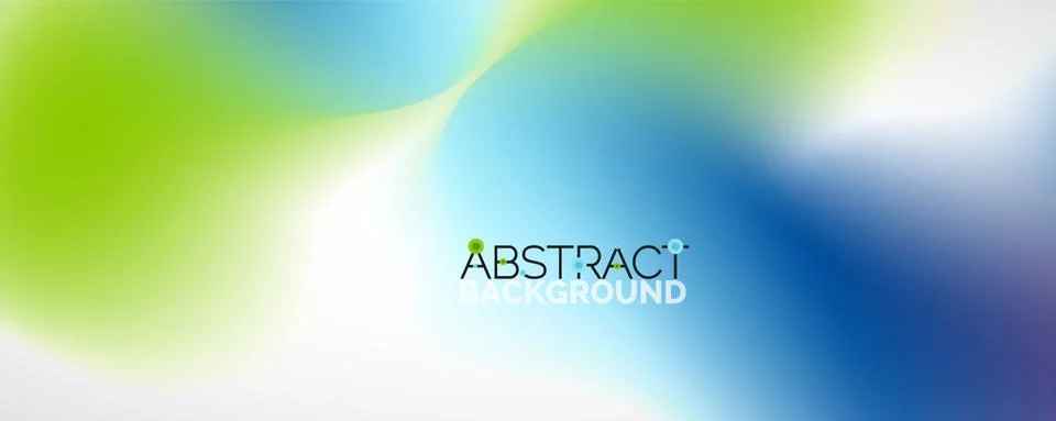 Fluid color gradient abstract background, trendy colorful wallpaper. Vector Stock Illustration