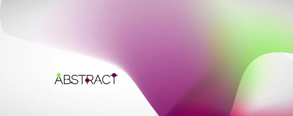 Fluid color gradient abstract background, trendy colorful wallpaper. Vector イラスト素材