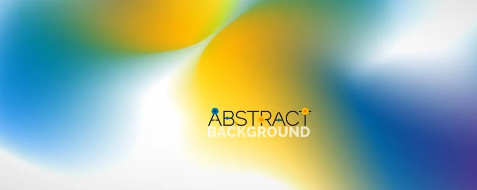 Fluid color gradient abstract background, trendy colorful wallpaper. Vector Stock Illustration