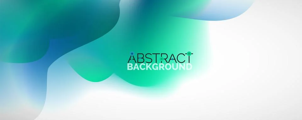 Fluid color gradient abstract background, trendy colorful wallpaper. Vector 스톡 일러스트