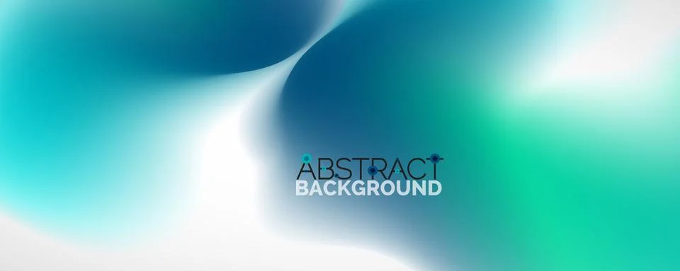 Fluid color gradient abstract background, trendy colorful wallpaper. Vector Ilustración de archivo