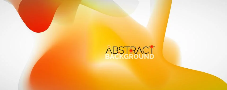 Fluid color gradient abstract background, trendy colorful wallpaper. Vector Stock Illustration