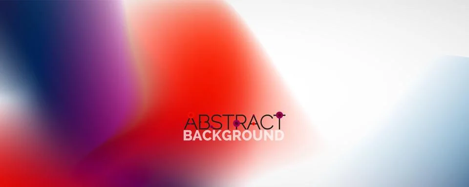 Fluid color gradient abstract background, trendy colorful wallpaper. Vector Stock Illustration