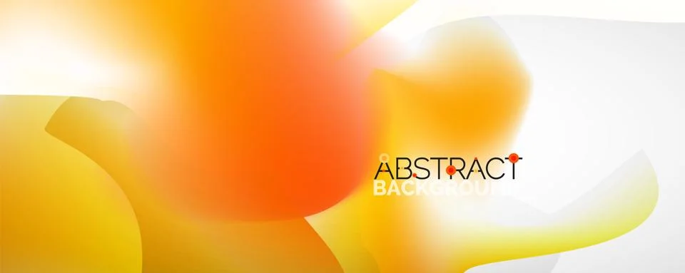 Fluid color gradient abstract background, trendy colorful wallpaper. Vector Illustrazione stock
