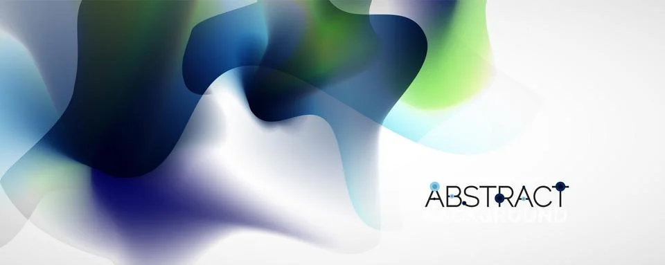 Fluid color gradient abstract background, trendy colorful wallpaper. Vector Illustrazione stock