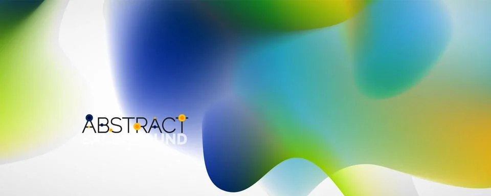 Fluid color gradient abstract background, trendy colorful wallpaper. Vector 스톡 일러스트