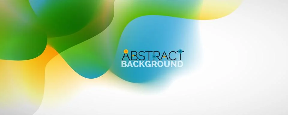 Fluid color gradient abstract background, trendy colorful wallpaper. Vector Ilustración de archivo