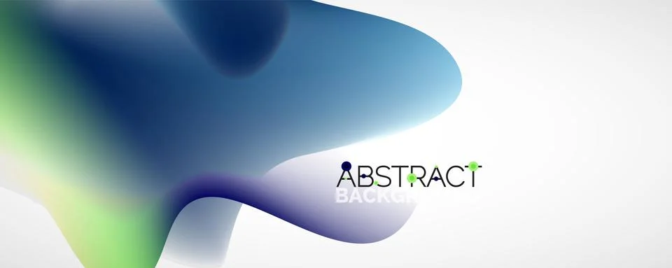 Fluid color gradient abstract background, trendy colorful wallpaper. Vector Stock Illustration