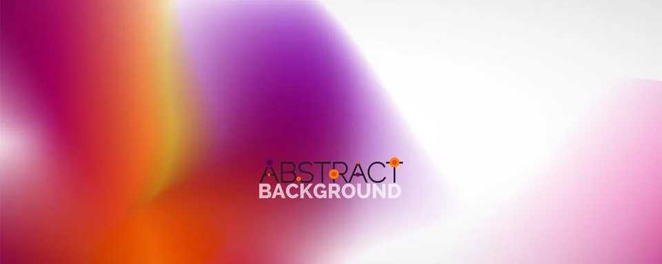 Fluid color gradient abstract background, trendy colorful wallpaper. Vector 스톡 일러스트