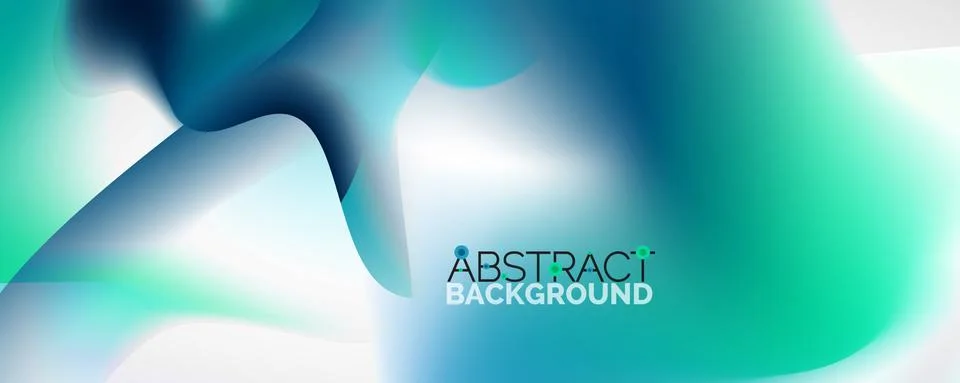 Fluid color gradient abstract background, trendy colorful wallpaper. Vector Illustrazione stock