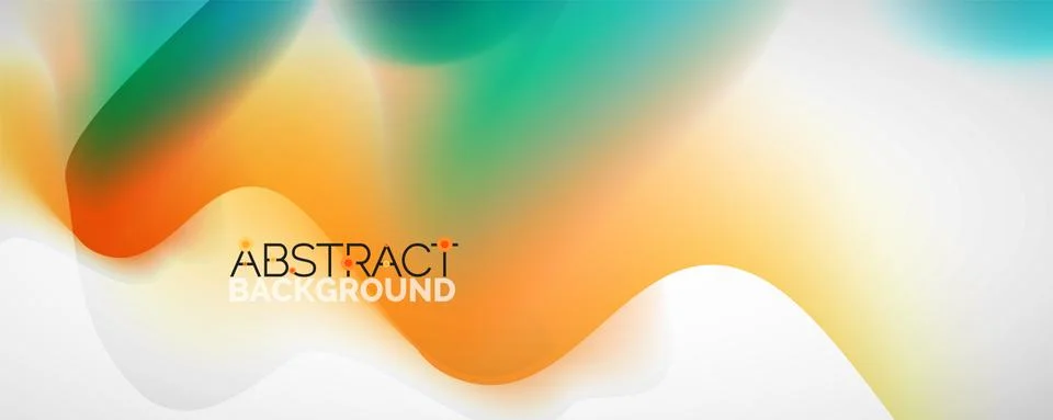 Fluid color gradient abstract background, trendy colorful wallpaper. Vector イラスト素材
