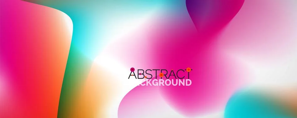 Fluid color gradient abstract background, trendy colorful wallpaper. Vector 스톡 일러스트