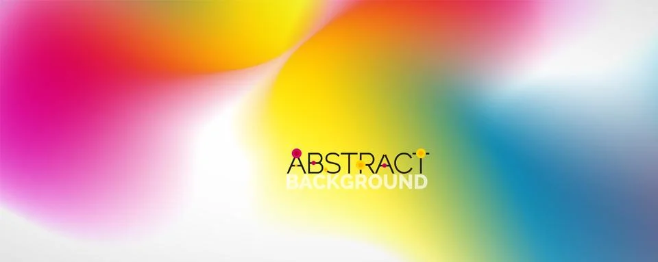 Fluid color gradient abstract background, trendy colorful wallpaper. Vector Illustrazione stock