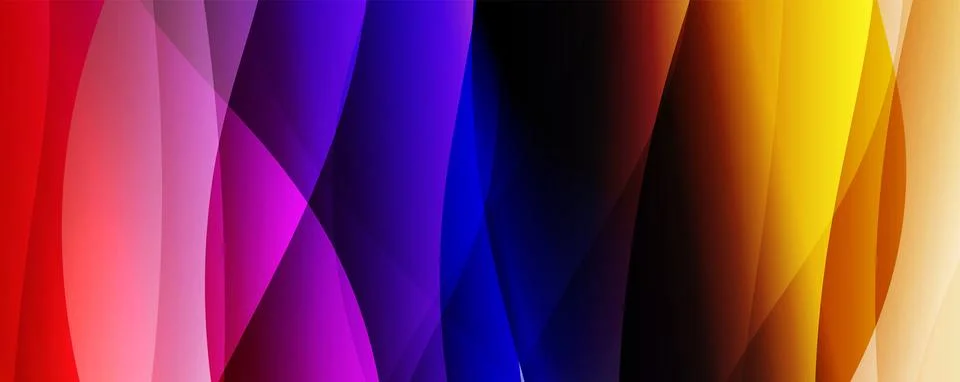 Fluid color gradients with dynamic wave line effect. Vector Illustration For Stock Illustration
