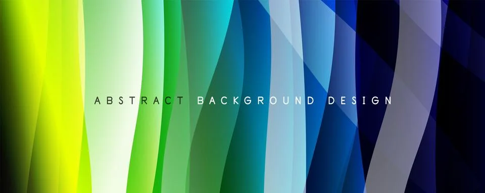 Fluid color gradients with dynamic wave line effect. Vector Illustration For Stock Illustration