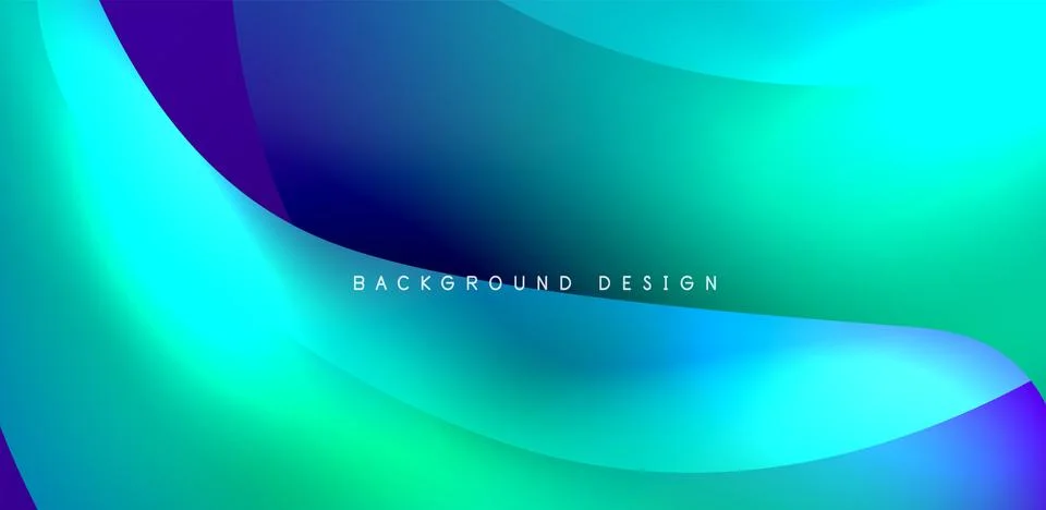 Fluid color liquid 3d elements abstract background イラスト素材