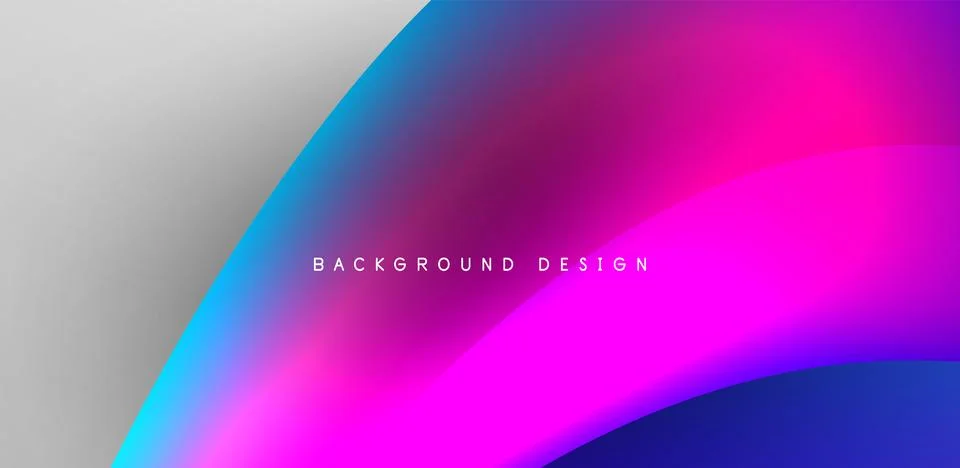 Fluid color liquid 3d elements abstract background Stockillustratie