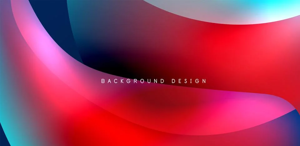 Fluid color liquid 3d elements abstract background イラスト素材