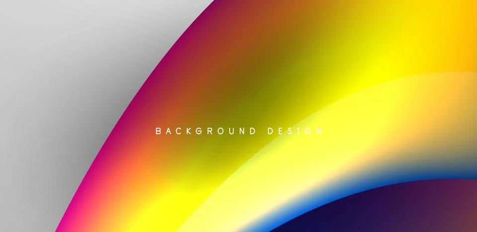 Fluid color liquid 3d elements abstract background イラスト素材