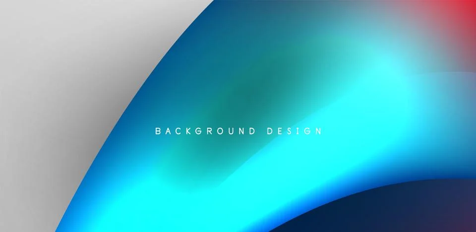 Fluid color liquid 3d elements abstract background 库存插图