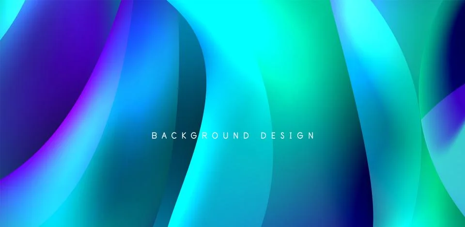 Fluid color liquid 3d elements abstract background イラスト素材