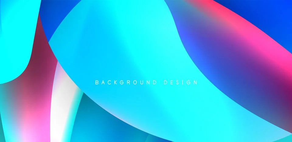 Fluid color liquid 3d elements abstract background イラスト素材