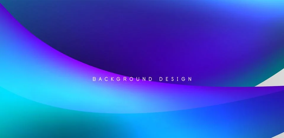 Fluid color liquid 3d elements abstract background Stock Illustration