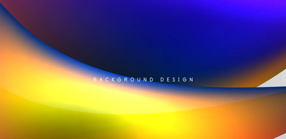 Fluid color liquid 3d elements abstract background 스톡 일러스트