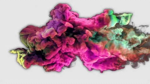 Fluid Color Smoke Vídeos de archivo 213576774
