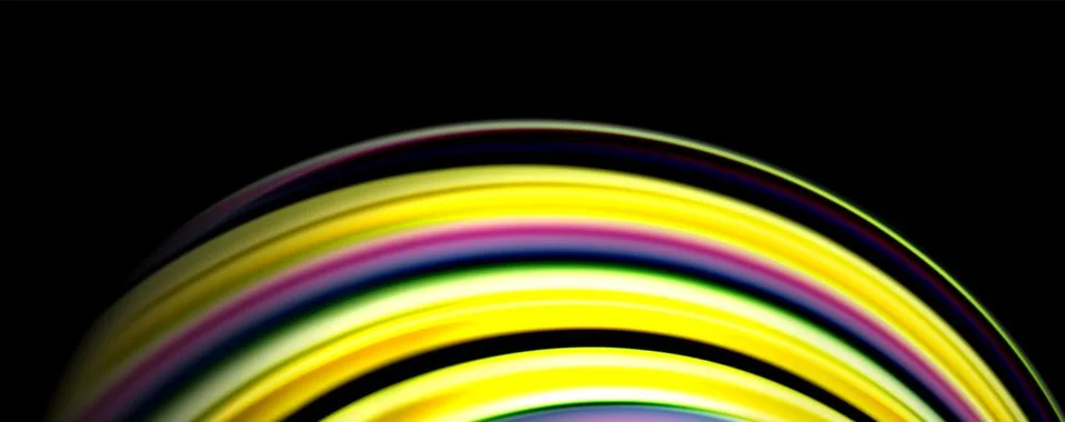 Fluid color waves with light effects, vector abstract background Stock Illustration