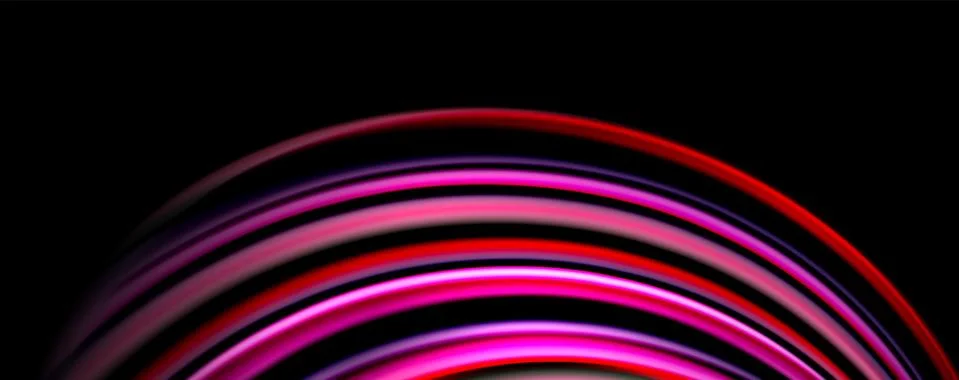 Fluid color waves with light effects, vector abstract background Stock Illustration
