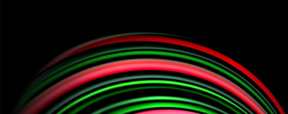 Fluid color waves with light effects, vector abstract background Stock Illustration