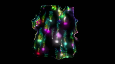 Fluid colored abstract animation Stock-Footage 68637603