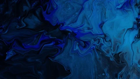 Fluid Colorful moving paint wave Modern art abstract background Stock Footage 201860036