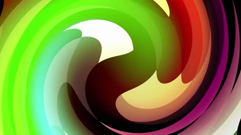 Fluid Colorful Wave and circle polka dot abstract background with gradient. Stock Footage 245904091