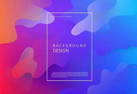Fluid colors background Stock Illustration