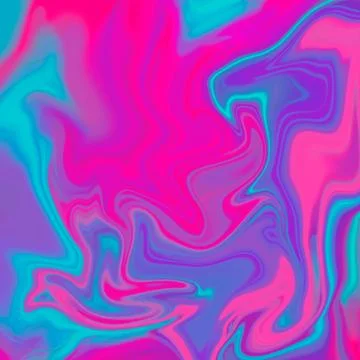 Fluid colors backgrounds. Holographic effect.  Vector illustration Stock Illustration